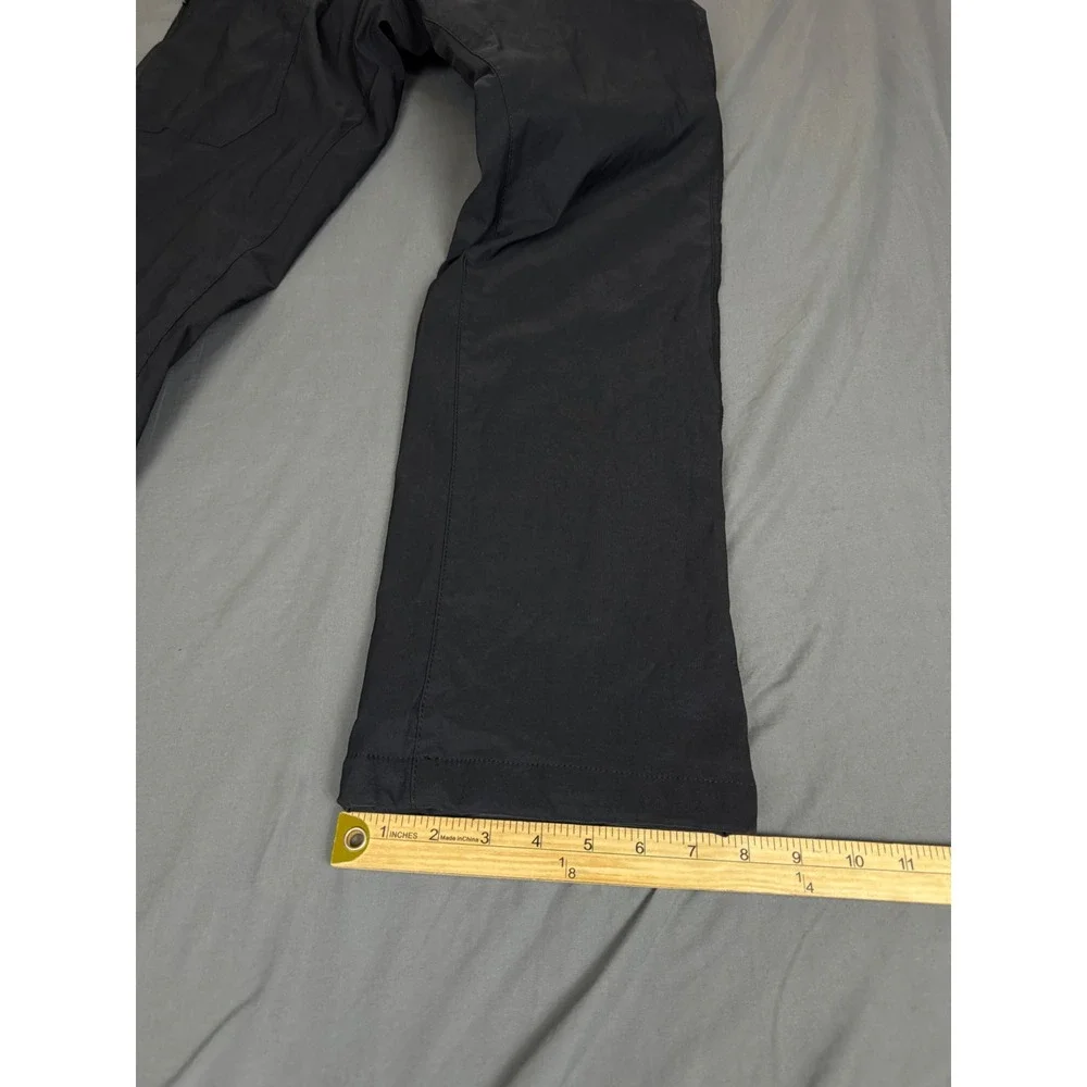 Eddie Bauer Mens Fleece Lined Tech Pants Black 34x32 Hiking Outdoor